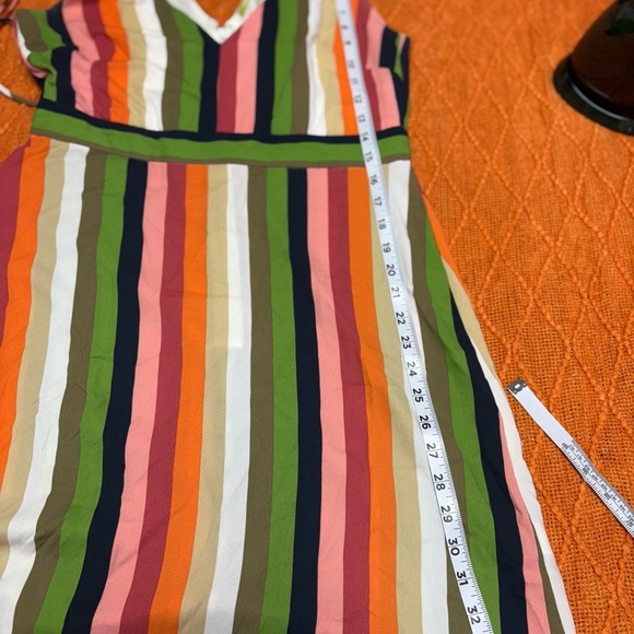 Gianni Bini Red Pink Sundress Sleeveless V-Neck - Picture 7 of 9